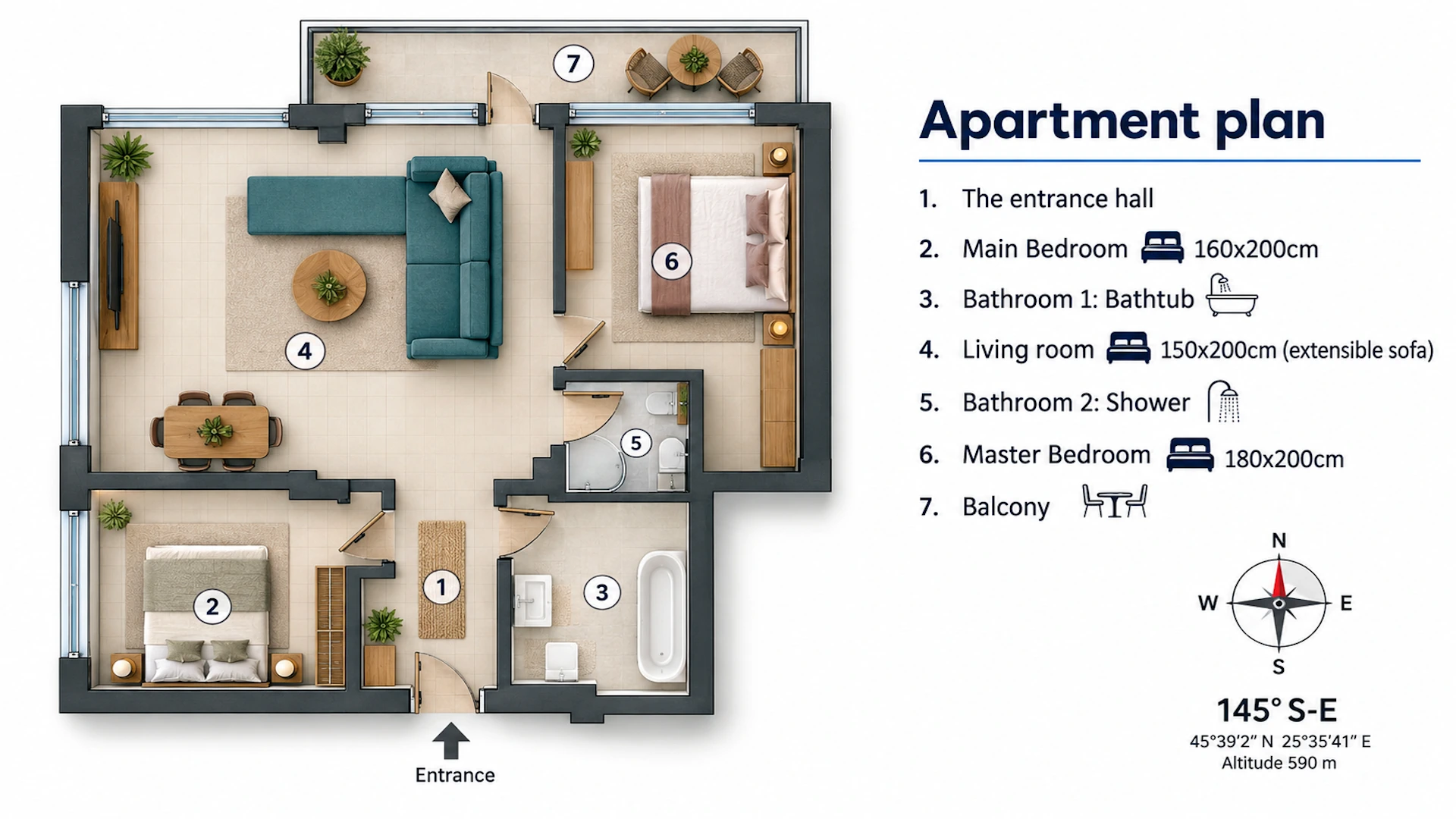 Planul apartamentului